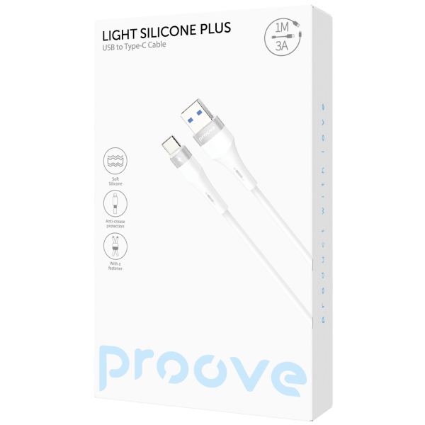 Cable Proove Light Silicone Plus USB to Type-C - Photo 1